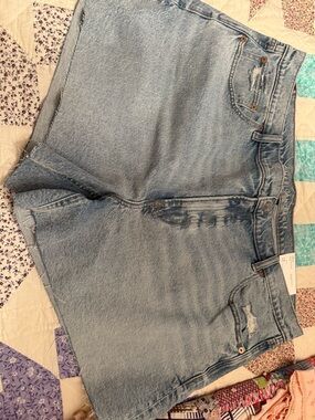 BNWT American Eagle Outfitters Light Blue Distressed Denim Shorts